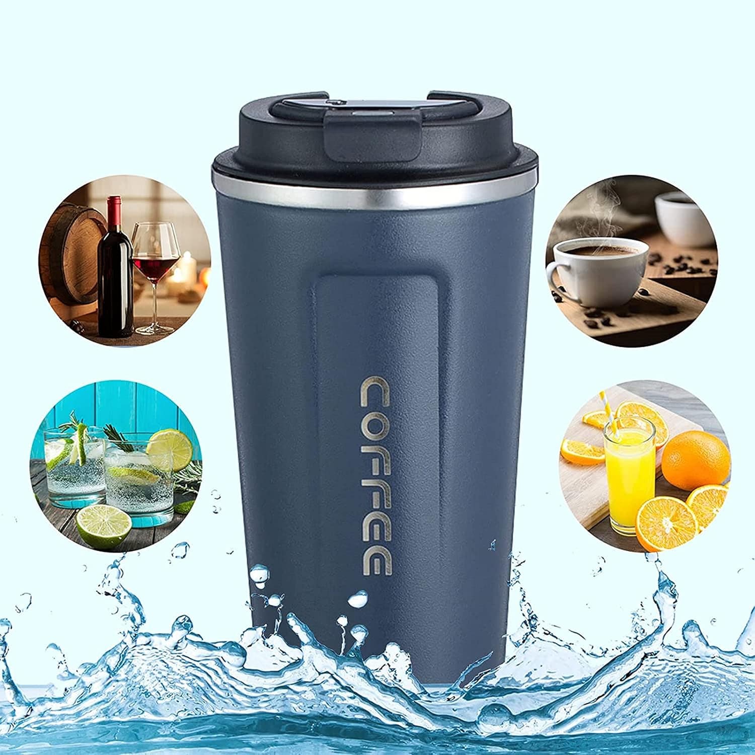 Thermo Coffee Mug 510ml – Blue